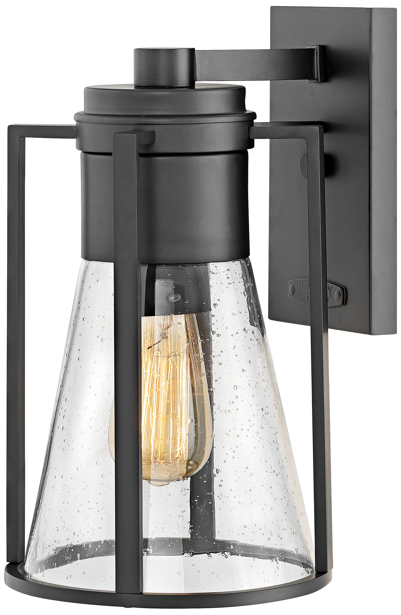 Hinkley Refinery 12 3/4" High Black Outdoor Wall Light