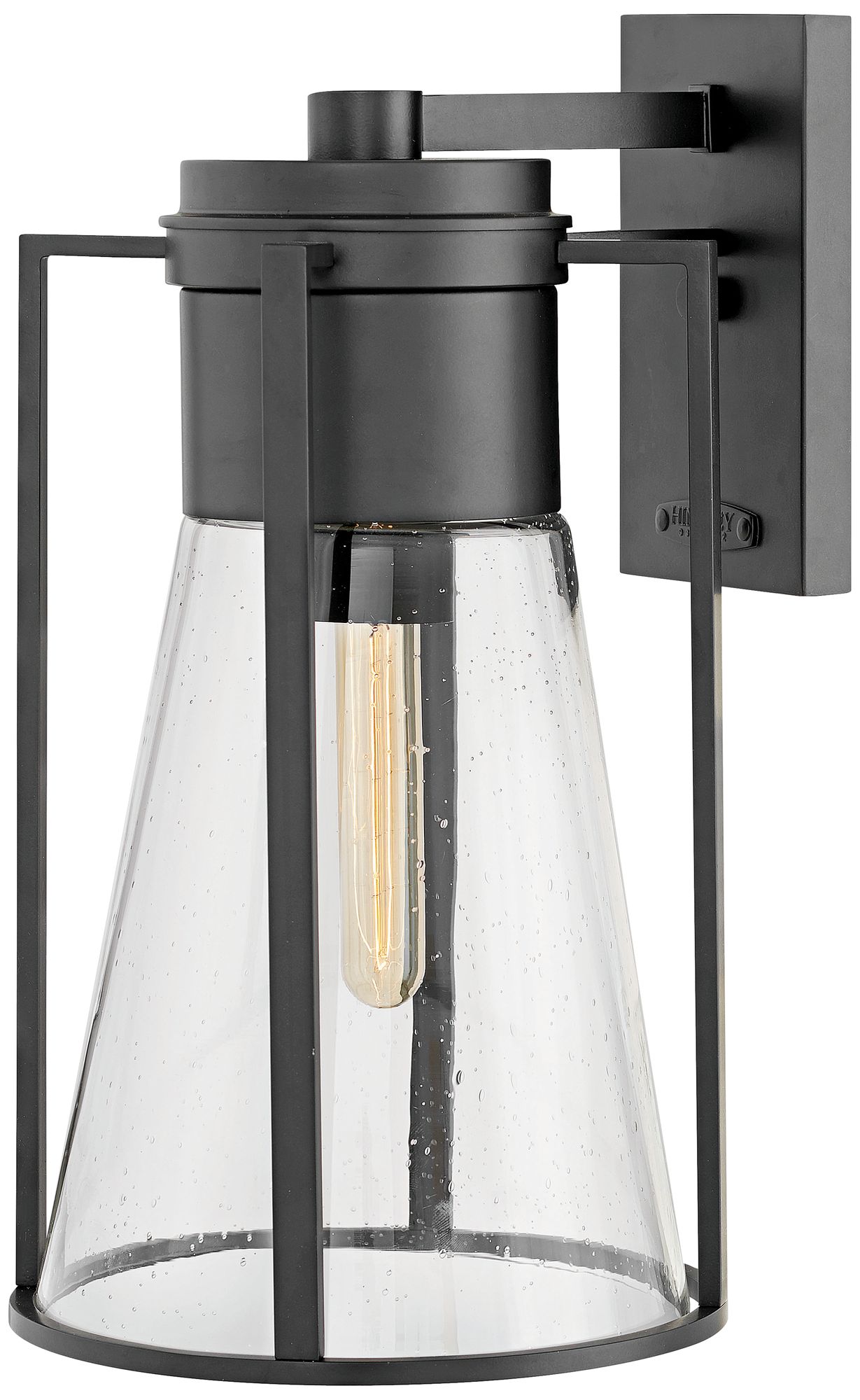 Hinkley Refinery 16 3/4" High Black Outdoor Wall Light