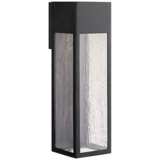Hinkley Rook 20&quot; High Satin Black LED Outdoor Wall Light