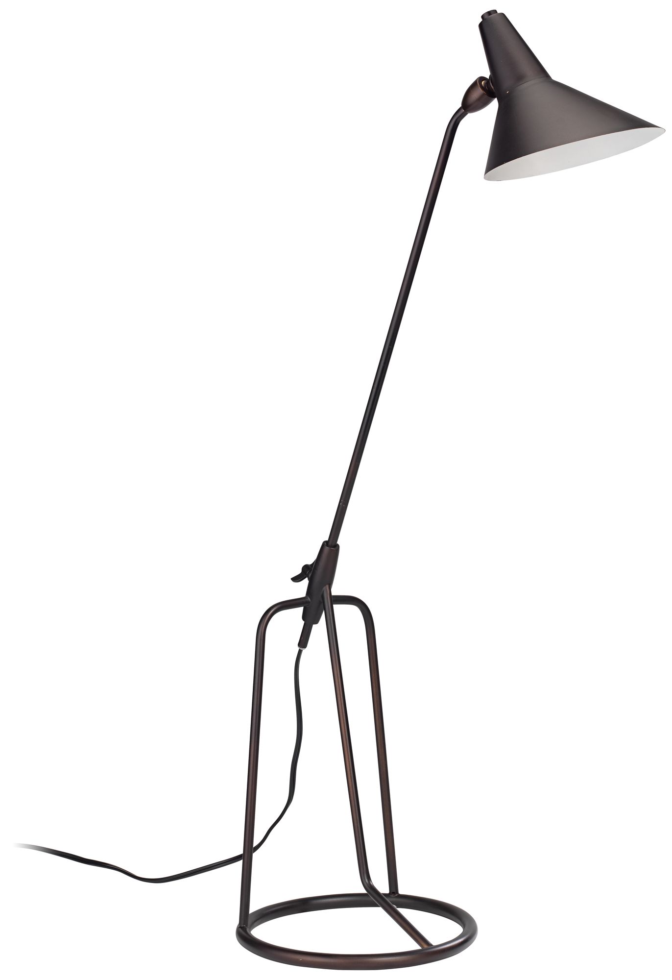 Jamie Young Franco Oil-Rubbed Bronze Tripod Desk Lamp