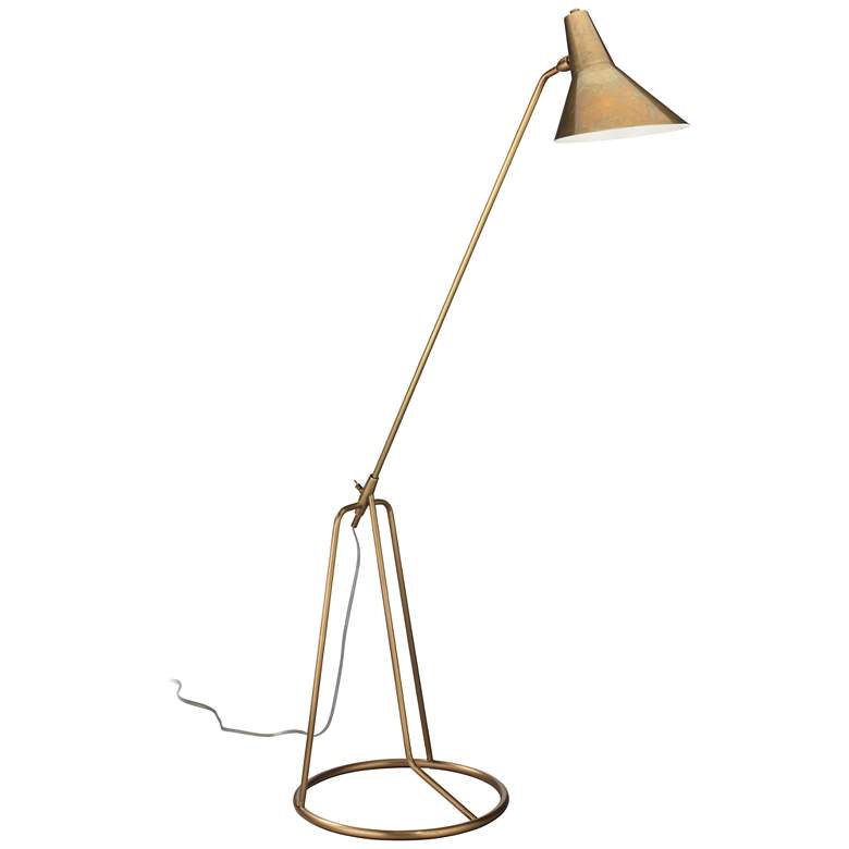 Image 1 Jamie Young Franco Antique Brass Tripod Floor Lamp