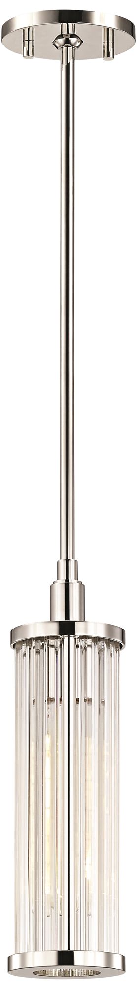 Hudson Valley Marley 4" Wide Polished Nickel Mini Pendant