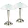 Deco Dome 17" High Touch On-Off Accent Lamps - Set of 2