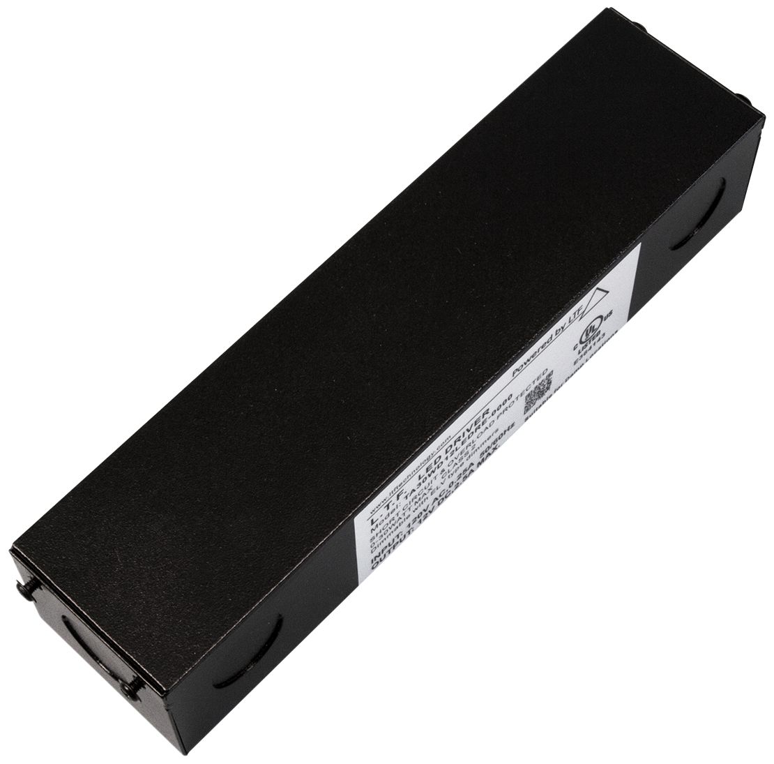 SlimEdge 2" Wide Black 24VDC 60W LED Dimmable Power Supply