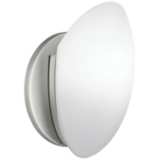 White Frosted Glass ADA Compliant Wall Sconce