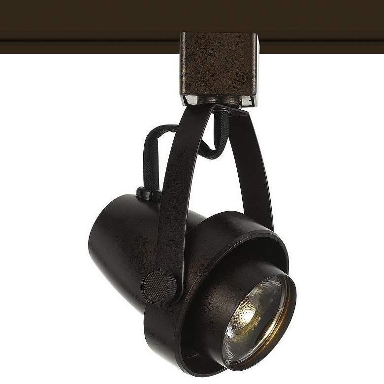 Image 1 10 Watt Rust Finish Dimmable LED Track Head for Halo System