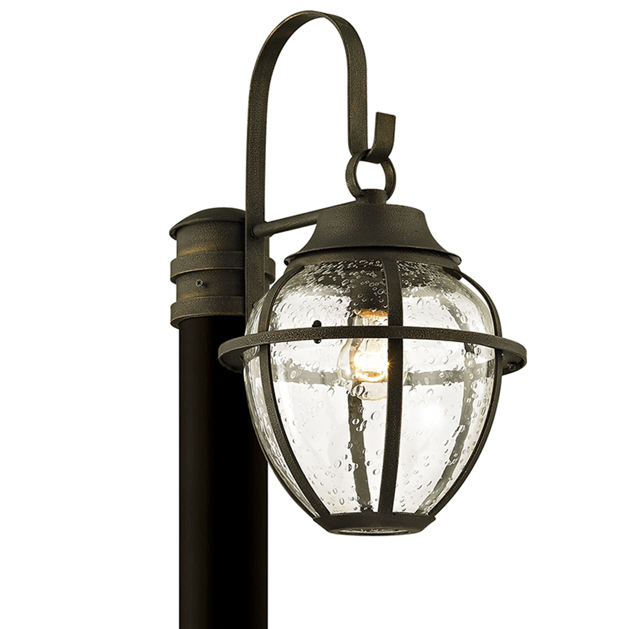 Bunker Hill 18 1/4" High Vintage Bronze Outdoor Post Light