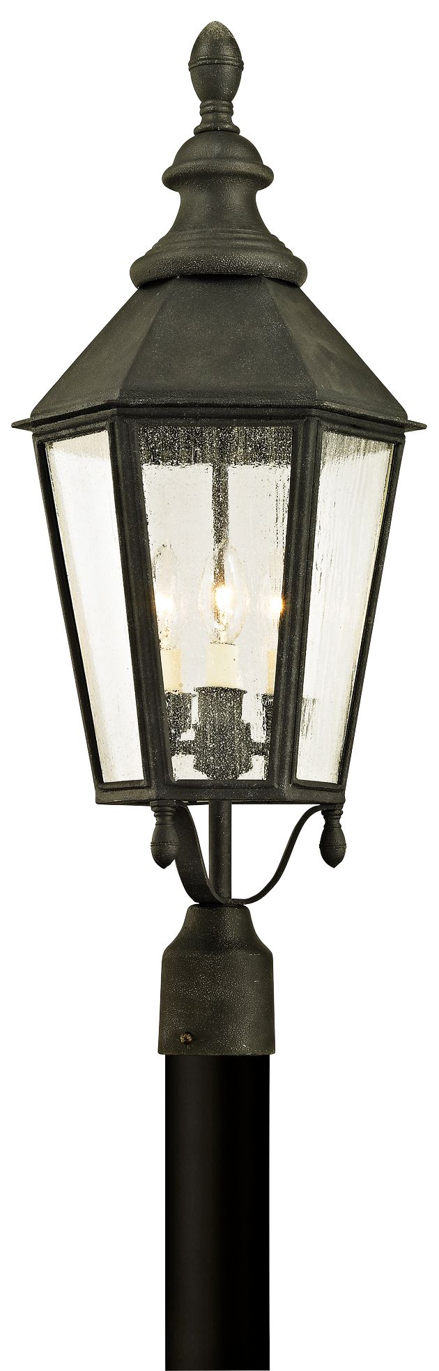 Savannah 28 3/4" High Vintage Iron Outdoor Post Light