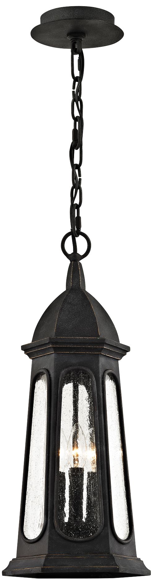 Astor 24 3/4" High Vintage Iron Outdoor Hanging Light