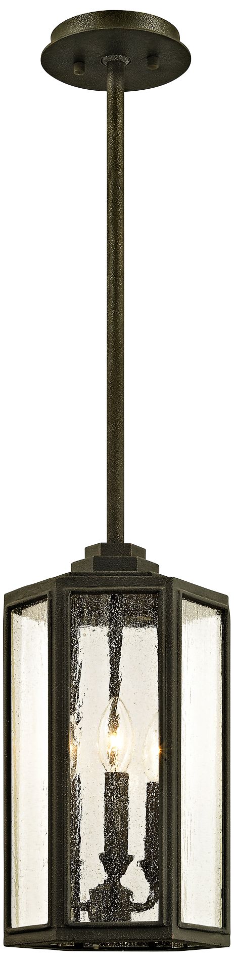 Hancock 15 1/2" High Vintage Bronze Outdoor Hanging Light