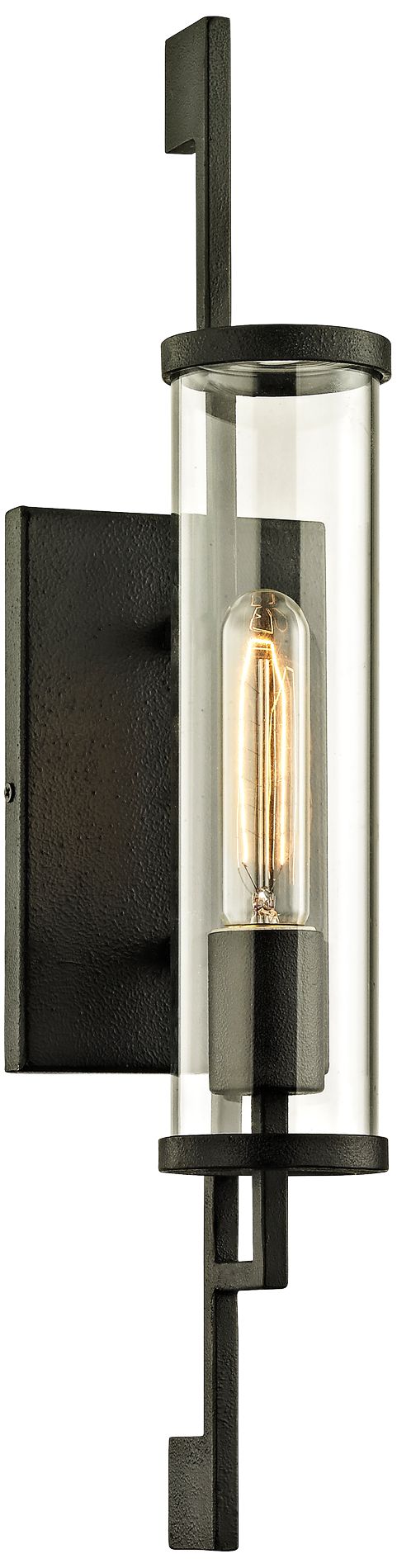 Park Slope 21" High Forged Iron Outdoor Wall Light