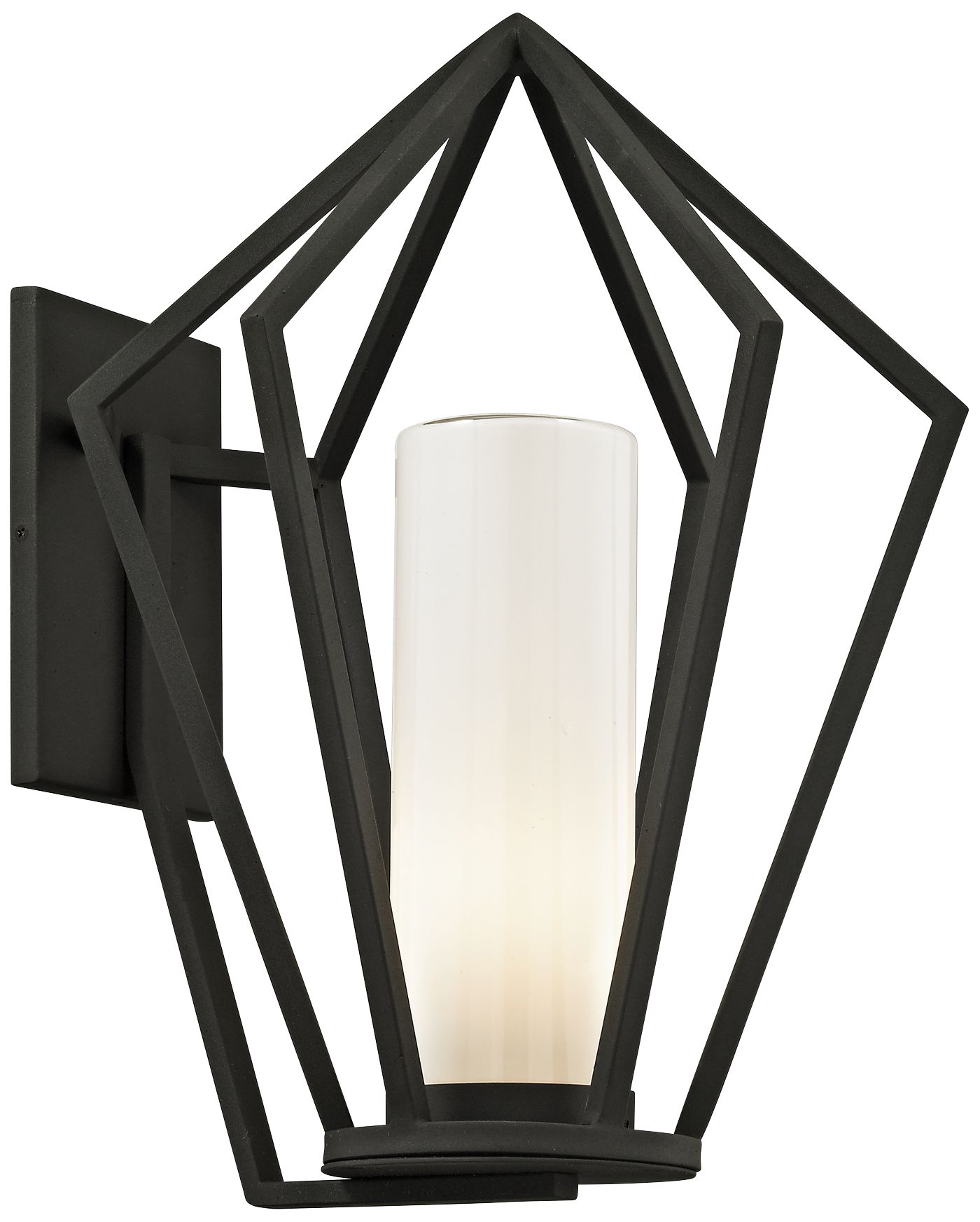 Whitley Heights 19" High Textured Black Outdoor Wall Light