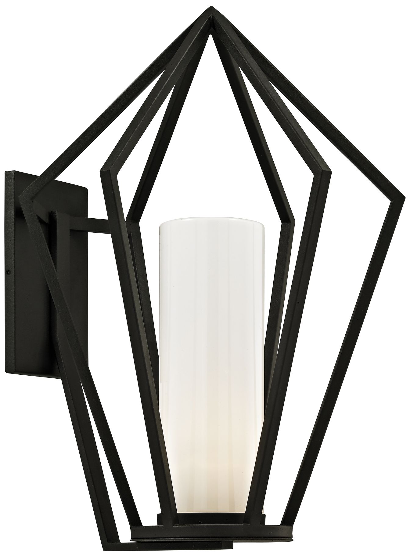 Whitley Heights 25" High Textured Black Outdoor Wall Light