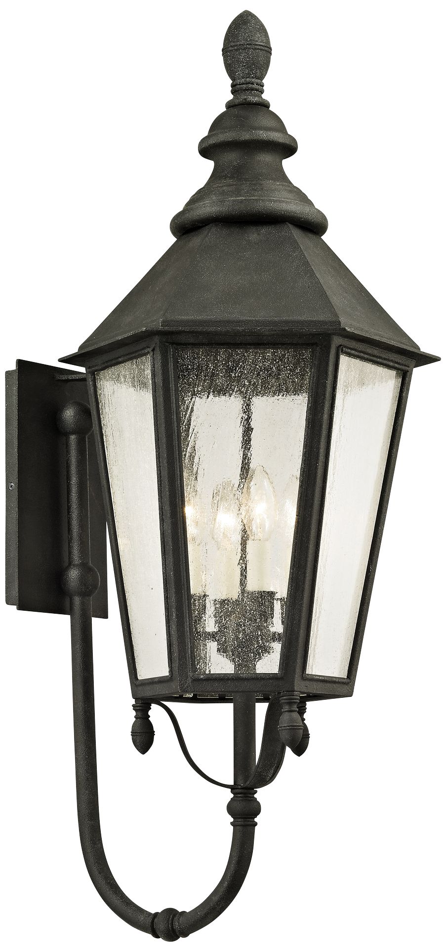 Savannah 37" High Vintage Iron Outdoor Wall Light