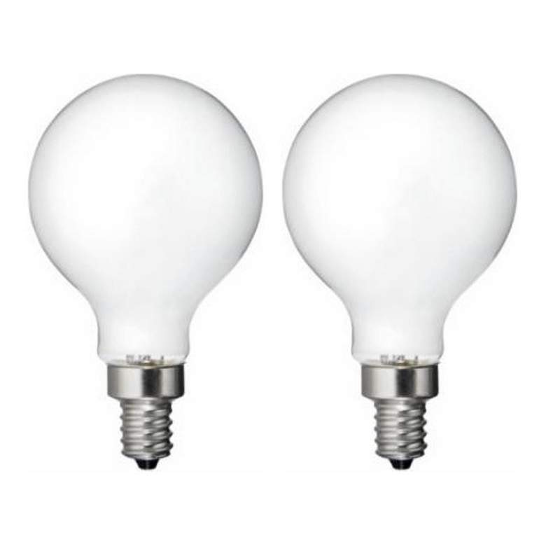 Image 1 40W Equivalent Frosted 5.5W LED Dimmable Candelabra 2-Pack