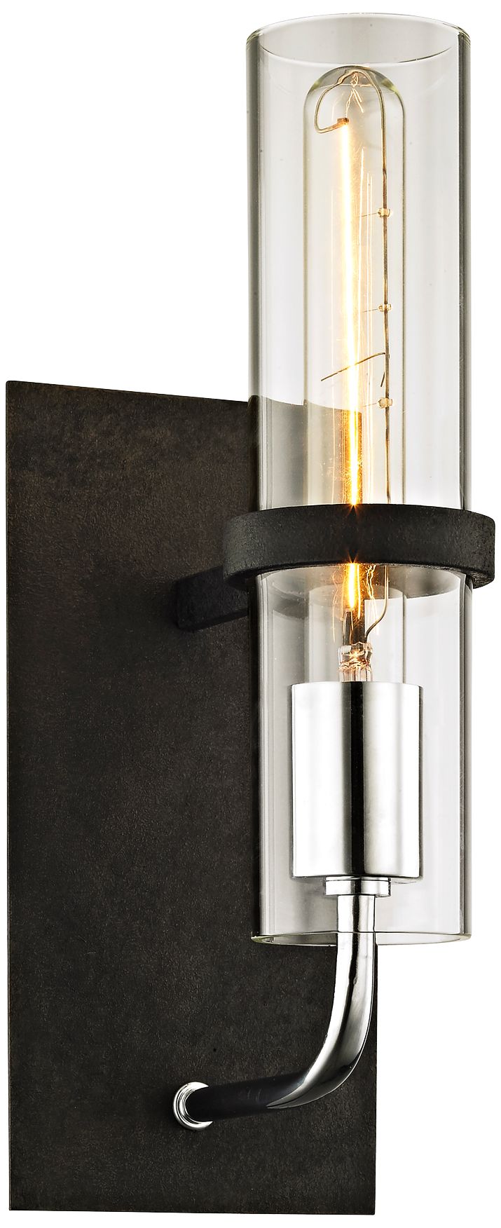 Xavier 13 1/2" High Vintage Iron Wall Sconce