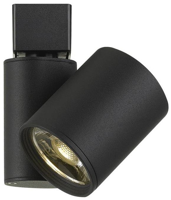 Black 30 Watt LED Cylinder Medium Track Head