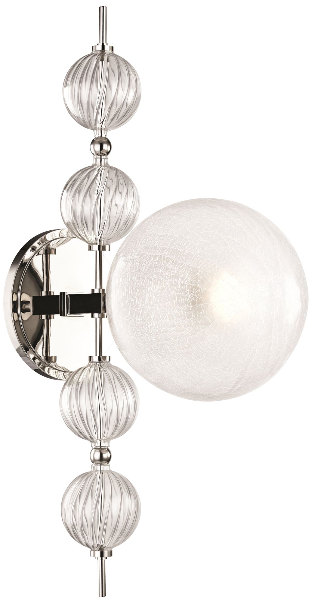 Hudson Valley Calypso 22" High Polished Nickel Wall Sconce