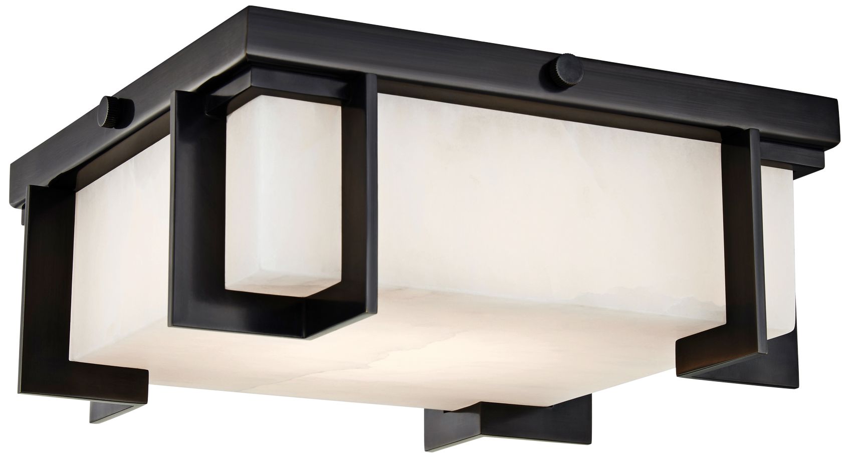 Hudson Valley Delmar 10 1/4"W Old Bronze LED Ceiling Light