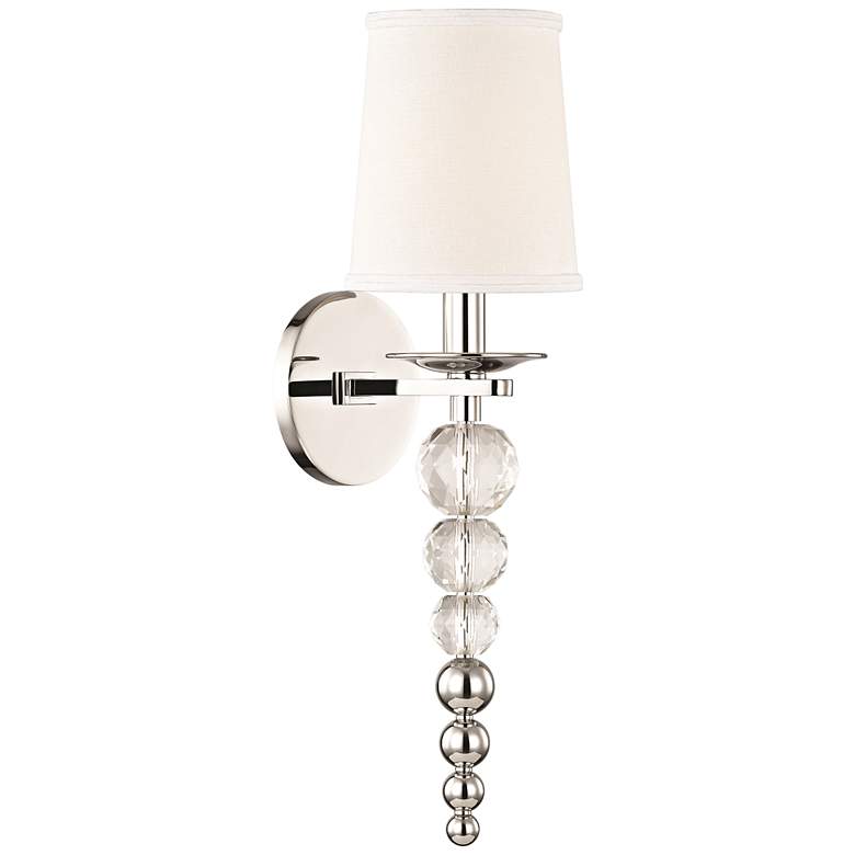Hudson Valley Persis 20 1/4&quot;H Polished Nickel Wall Sconce