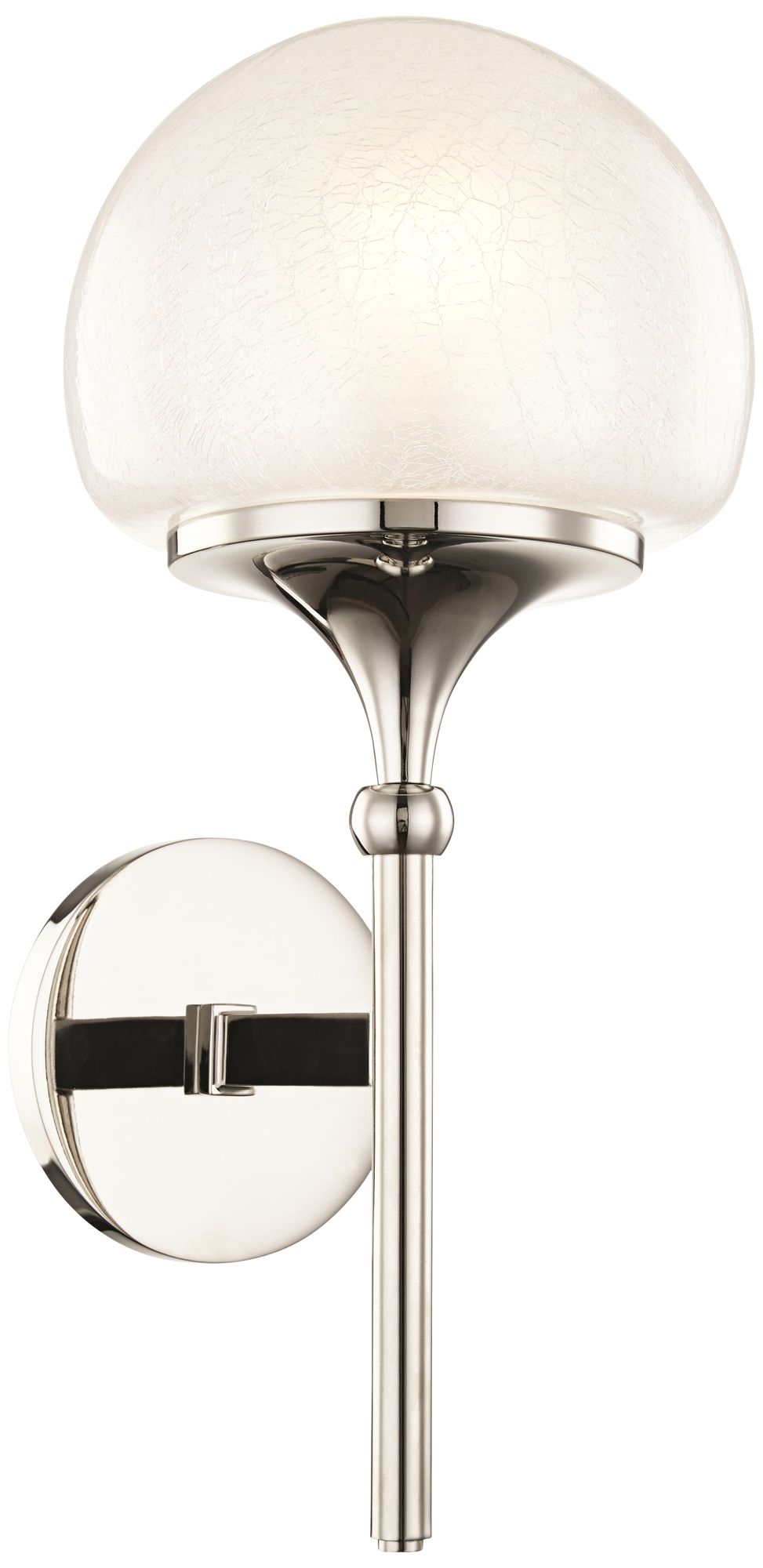 Hudson Valley Salem 15 3/4" High Polished Nickel Wall Sconce