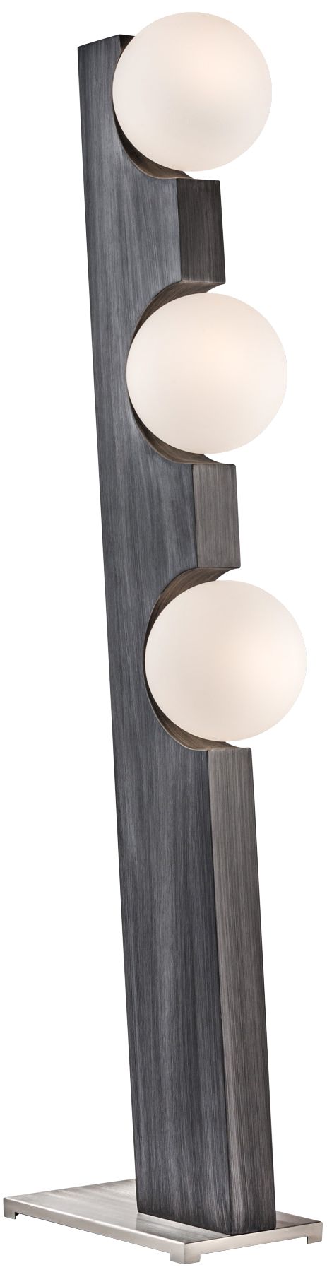 Nova Incline Charcoal Gray Floor Lamp