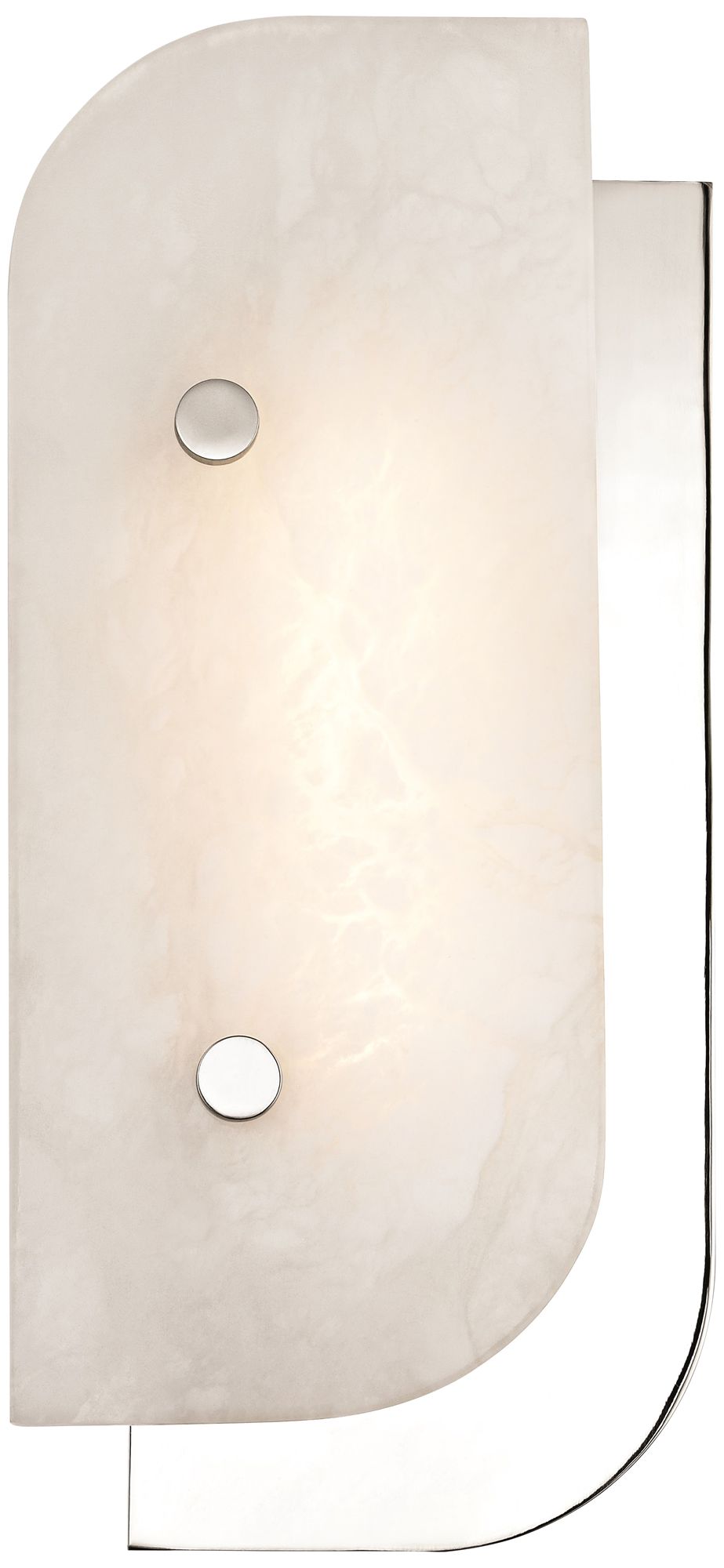 Yin and Yang 13" High Polished Nickel LED Wall Sconce