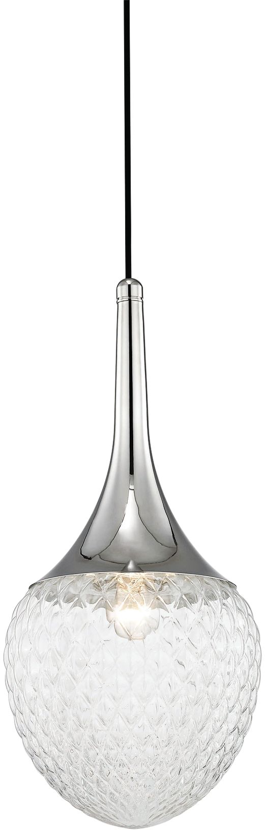 Mitzi Bella 10 1/2" Wide Polished Nickel Mini Pendant