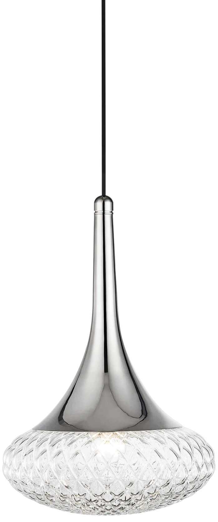 Mitzi Bella 11 3/4" Wide Polished Nickel Mini Pendant