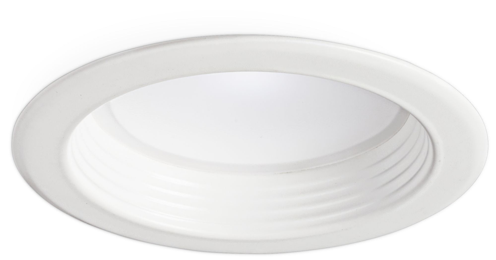 4" White Baffle 10W Dimmable LED Retrofit Trim in