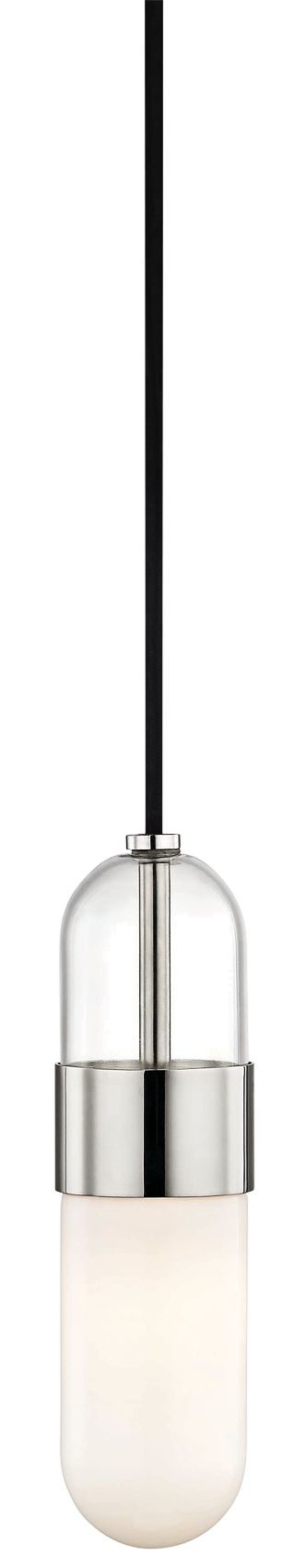 Mitzi Emilia 4 3/4" Wide Polished Nickel LED Mini Pendant