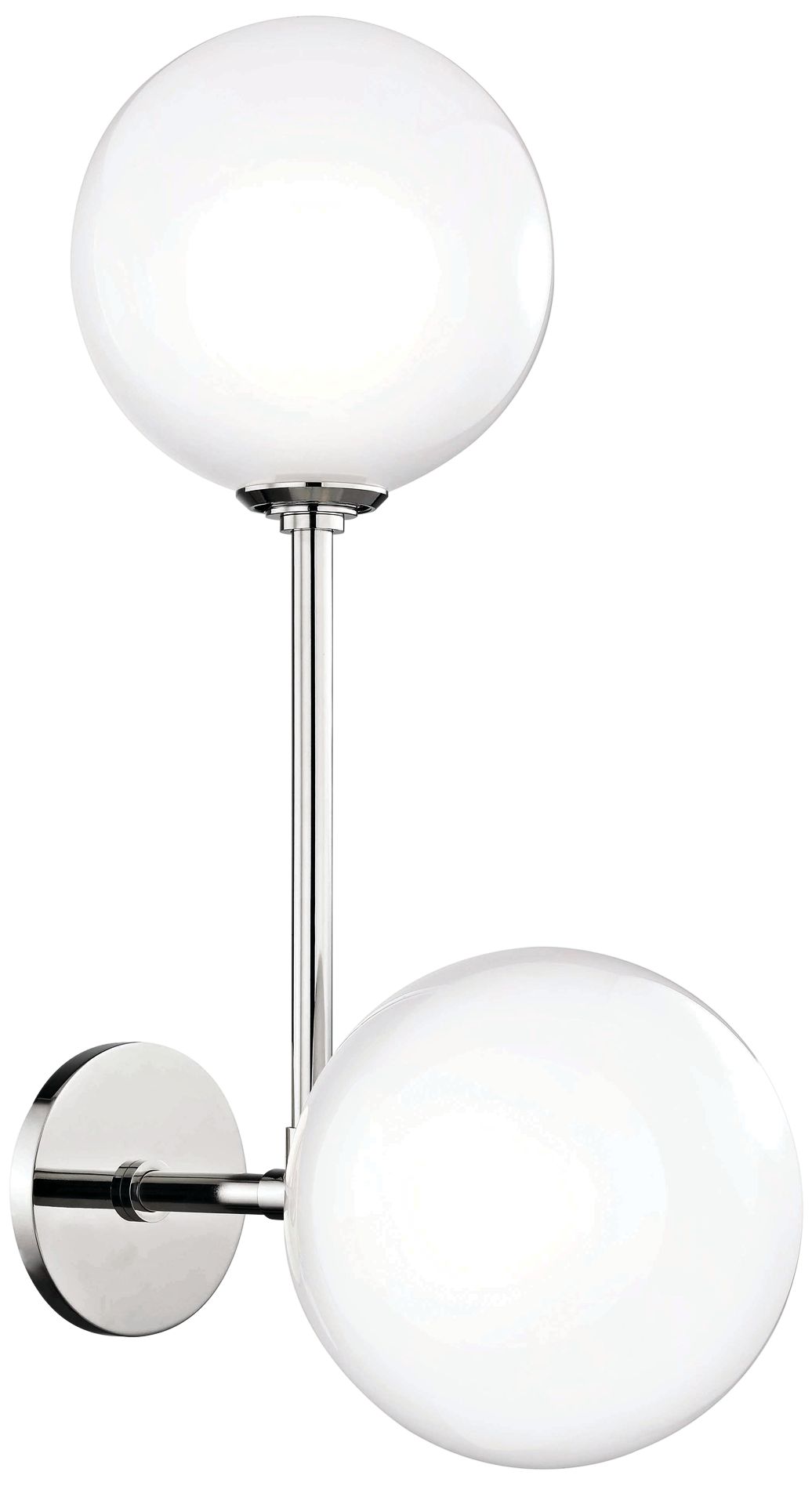 Mitzi Ashleigh 21 1/2" High Nickel 2-Light LED Wall Sconce