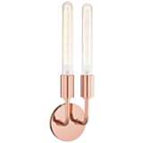 Mitzi Ava 16 1/2&quot; High Polished Copper 2-Light Wall Sconce