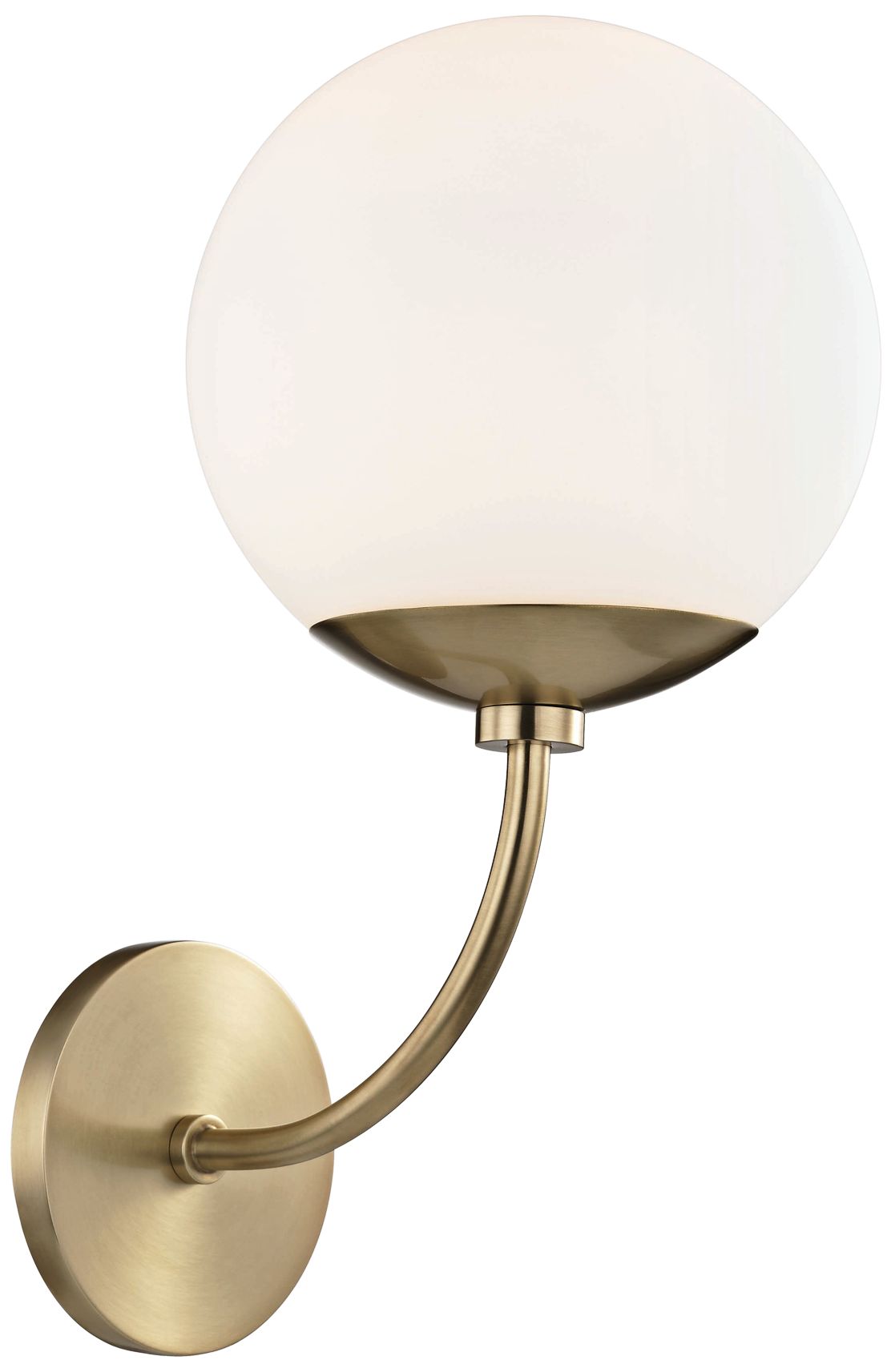 Mitzi Carrie 14 3/4" High Aged Brass Wall Sconce