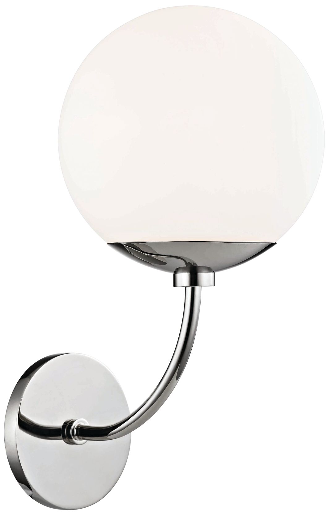 Mitzi Carrie 14 3/4" High Polished Nickel Wall Sconce