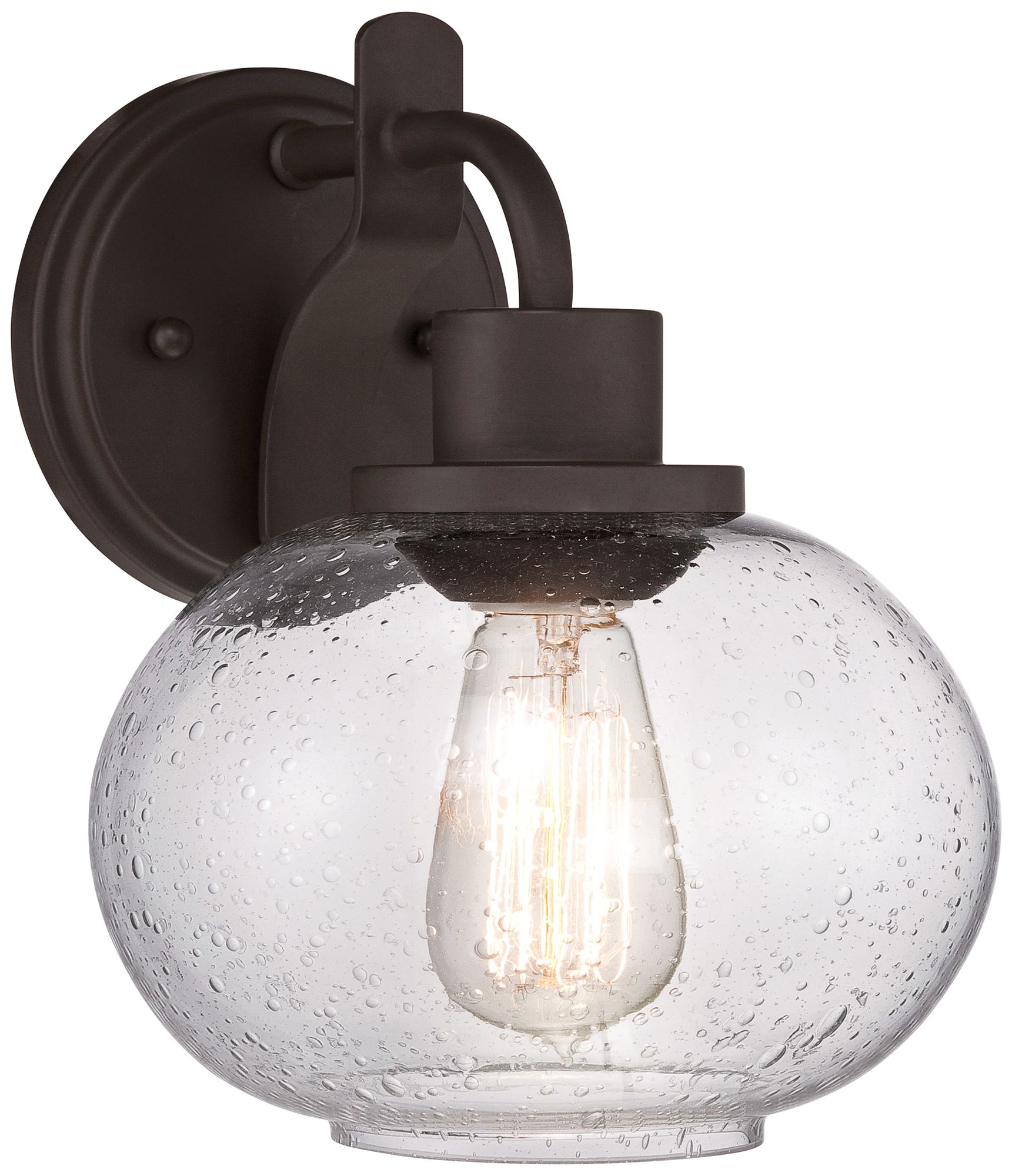 Quoizel Trilogy 9 1/2" High Old Bronze Wall Sconce