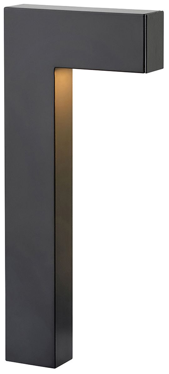 Atlantis 15" High Satin Black Energy Smart LED Path Light