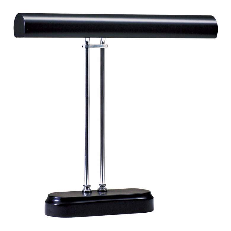 Image 3 Black and Chrome 16" Wide Piano Desk Lamp