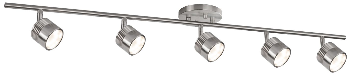 Lyra 5-Light Brushed Nickel LED Track Fixture