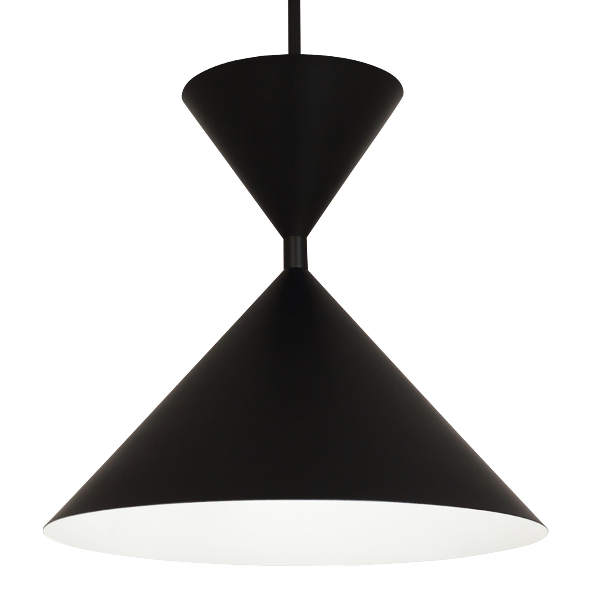 Robert Abbey Cinch 21 3/4" Matte Black Pendant Light