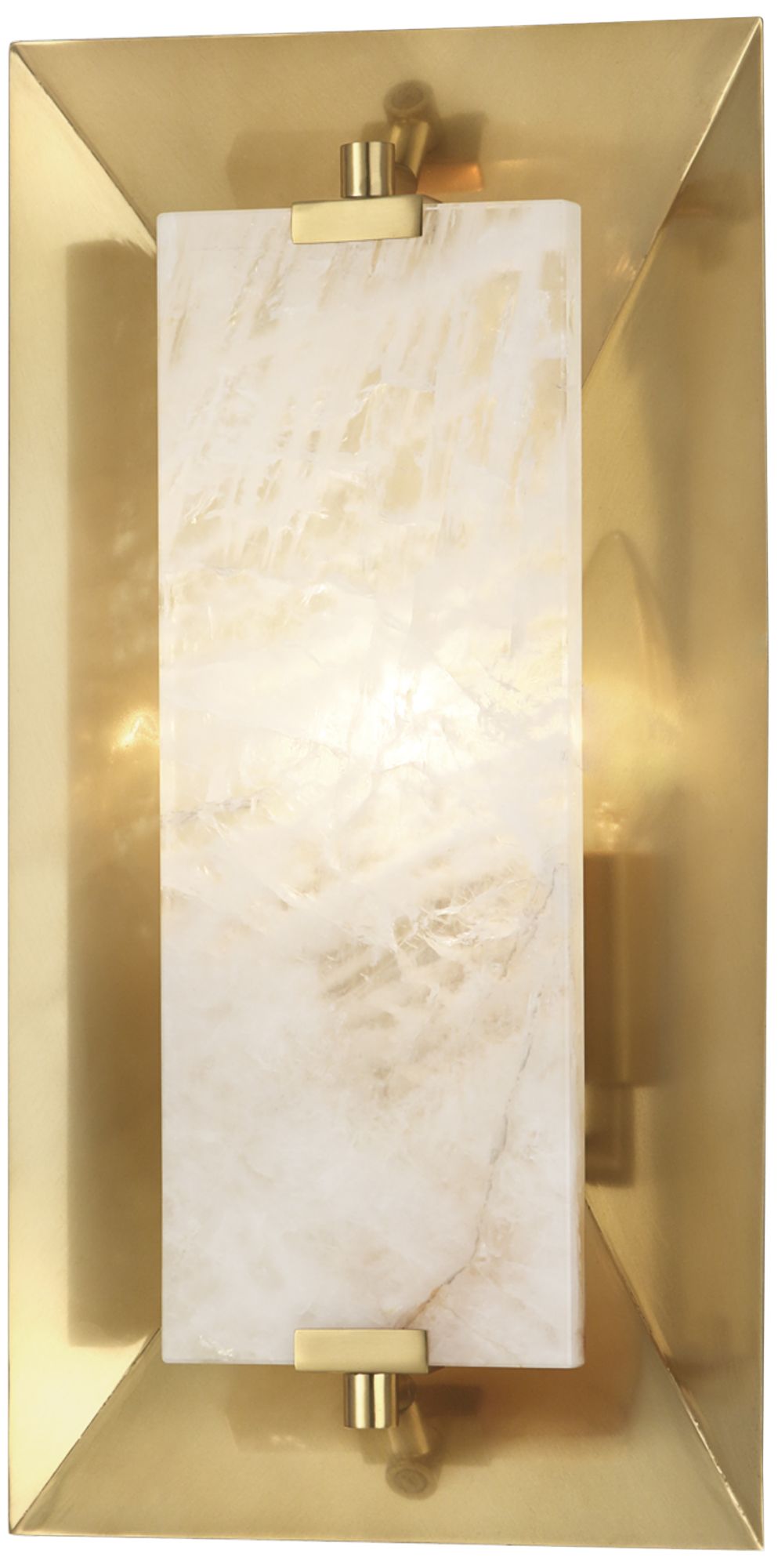 Robert Abbey Gemma 14" High ADA Modern Brass Wall Sconce