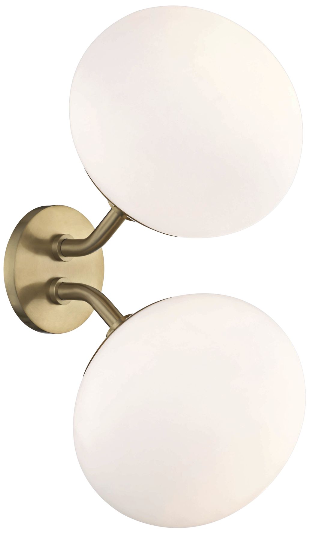 Mitzi Estee 17" High Aged Brass 2-Light Wall Sconce