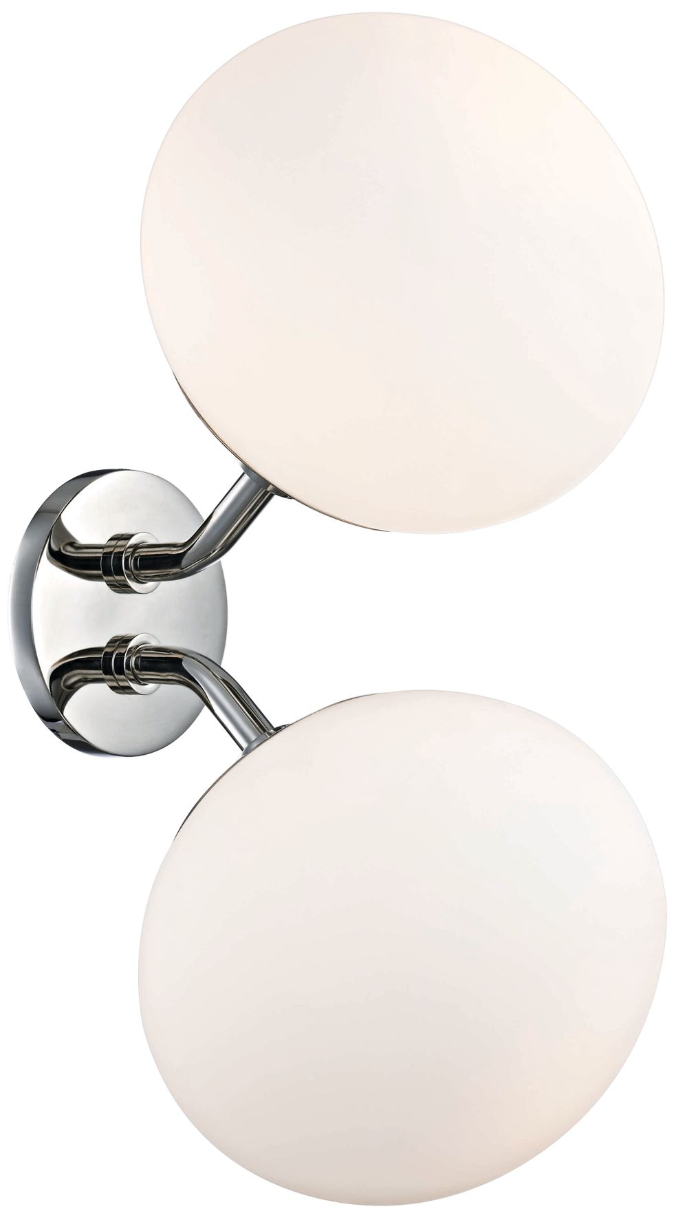 Mitzi Estee 17" High Polished Nickel 2-Light Wall Sconce