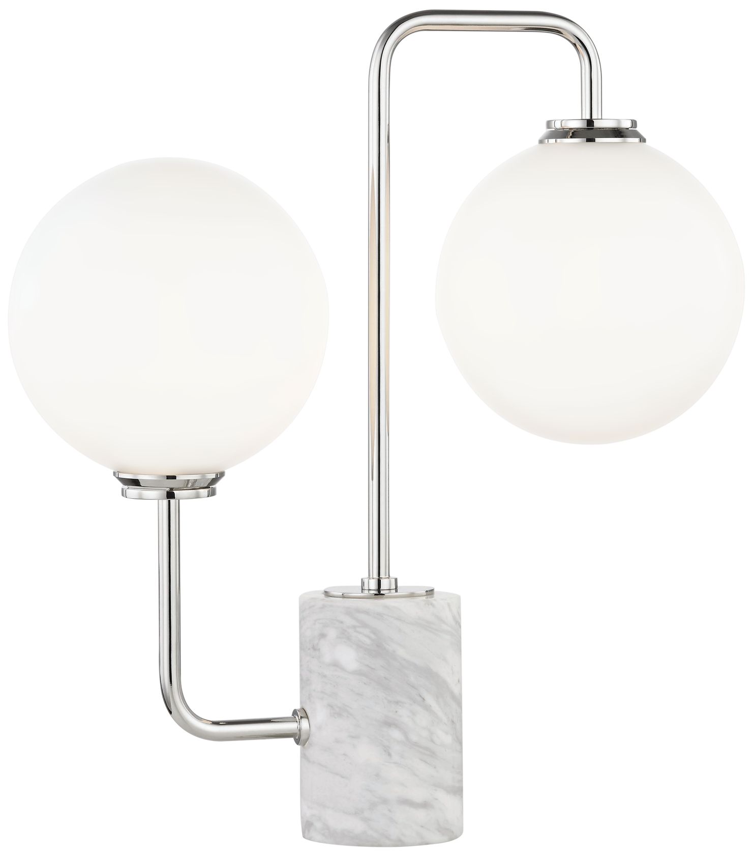 Mitzi Mia Polished Nickel 17 1/4" High LED Accent Table Lamp