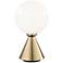 Mitzi Piper Aged Brass 13 1/4" High LED Accent Table Lamp