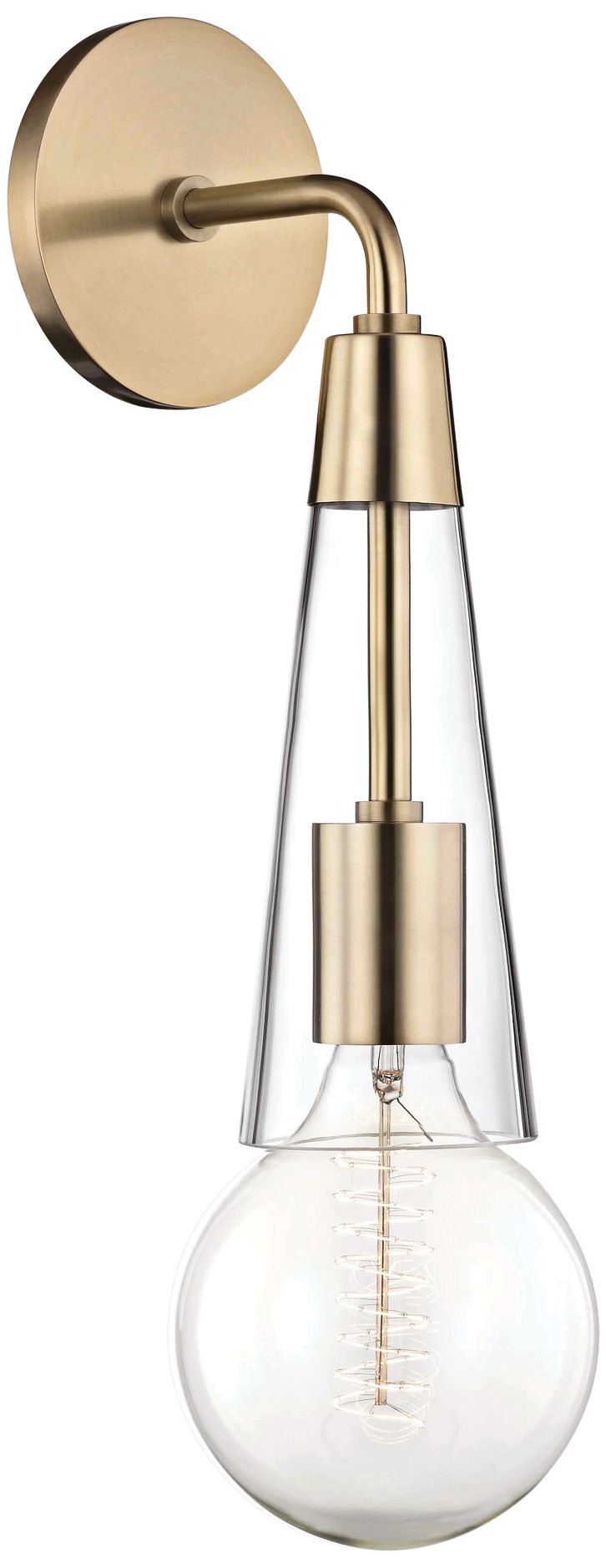 Mitzi Joni 18 1/4" High Aged Brass Wall Sconce