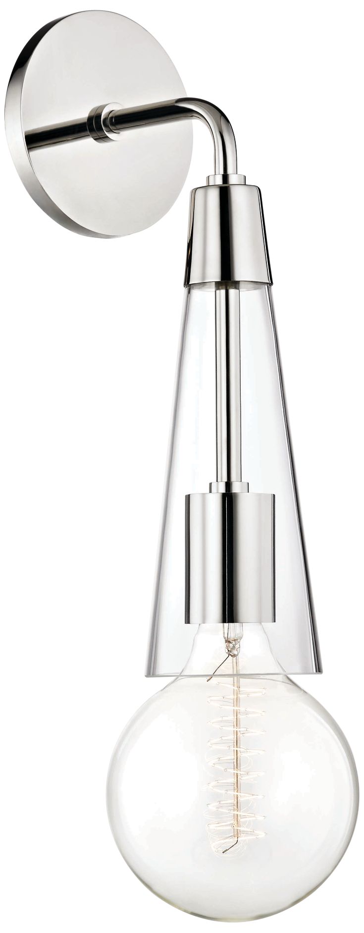 Mitzi Joni 18 1/4" High Polished Nickel Wall Sconce