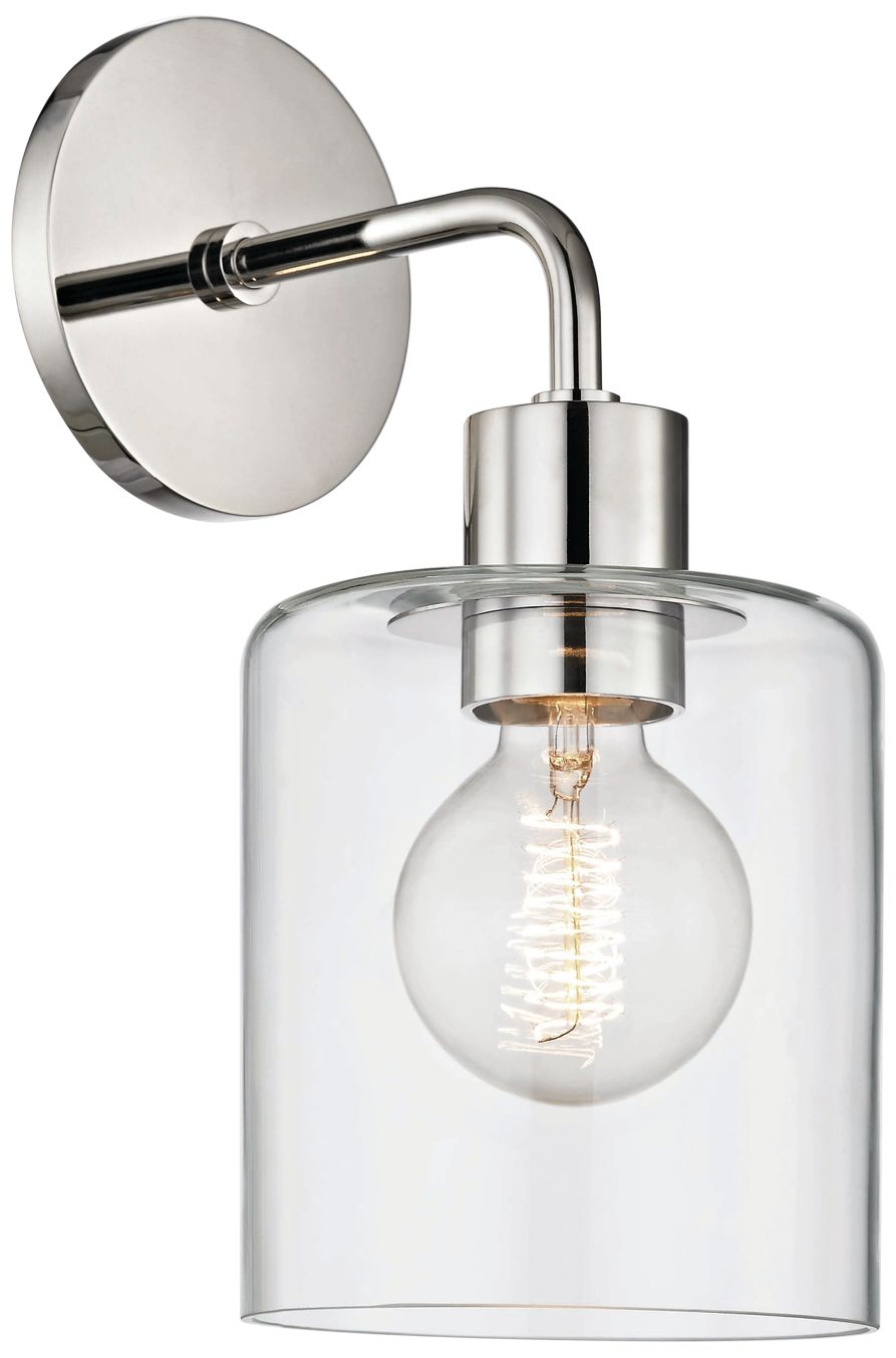 Mitzi Neko 12" High Polished Nickel Wall Sconce