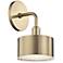 Mitzi Nora 9" High Aged Brass LED Wall Sconce