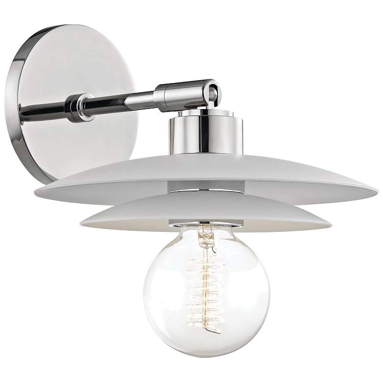 Mitzi Milla 9&quot; High Polished Nickel Wall Sconce